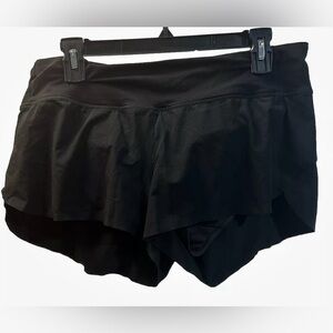 Lululemon Speed Up Short  2.5" Lined Black Size 10